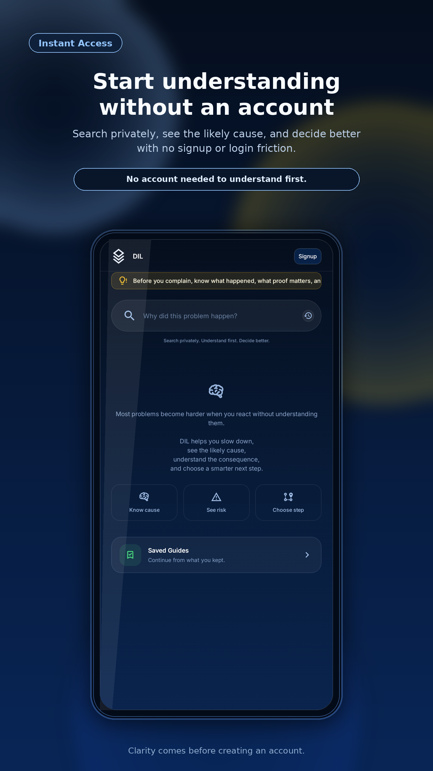 Decision Intelligence Layer Android app